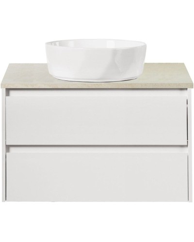 Столешница 80 см Marmo Crema Opaco Belbagno KEP-80-MCO-W0