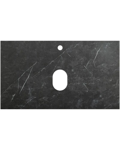 Столешница 80 см Marmo Nero Opaco Belbagno KEP-80-MNO