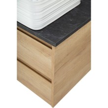 Столешница 90 см Marmo Nero Opaco Belbagno KEP-90-MNO