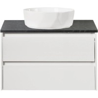 Столешница 90 см Marmo Nero Opaco Belbagno KEP-90-MNO-W0