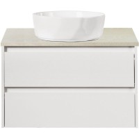 Столешница 90 см Marmo Crema Opaco Belbagno KEP-90-MCO-W0