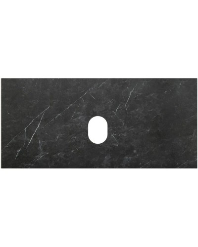 Столешница 100 см Marmo Nero Opaco Belbagno KEP-100-MNO-W0