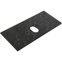 Столешница 100 см Marmo Nero Opaco Belbagno KEP-100-MNO-W0
