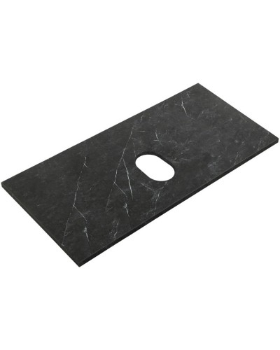 Столешница 100 см Marmo Nero Opaco Belbagno KEP-100-MNO-W0