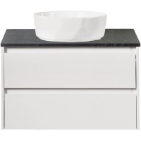 Столешница 100 см Marmo Nero Opaco Belbagno KEP-100-MNO-W0