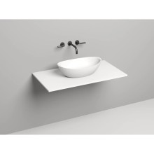 Столешница 100 см белый матовый Salini S-Stone Costa 200122M