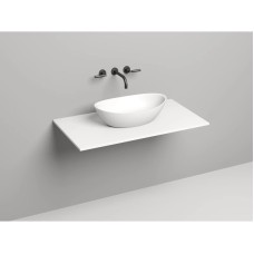 Столешница 100 см белый матовый Salini S-Stone Costa 200122M