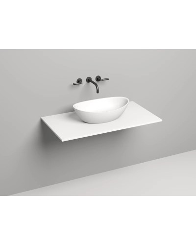 Столешница 100 см белый матовый Salini S-Stone Costa 200122M