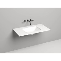 Столешница 100 см белый матовый Salini S-Stone Costa 200122M