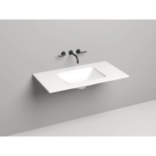 Столешница 100 см белый матовый Salini S-Stone Costa 200122M