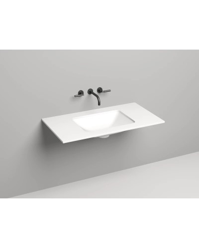 Столешница 100 см белый матовый Salini S-Stone Costa 200122M