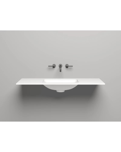 Столешница 120 см белый матовый Salini S-Stone Costa 200123M