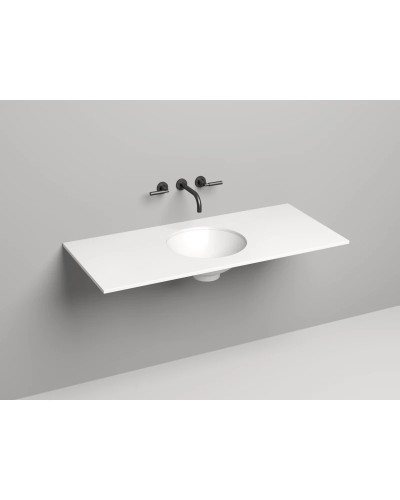 Столешница 120 см белый матовый Salini S-Stone Costa 200123M