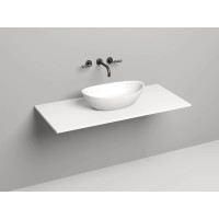 Столешница 120 см белый матовый Salini S-Stone Costa 200123M