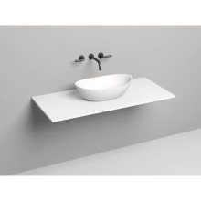 Столешница 120 см белый матовый Salini S-Stone Costa 200123M