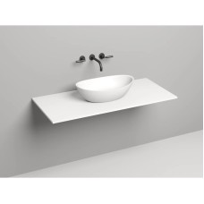 Столешница 120 см белый матовый Salini S-Stone Costa 200123M