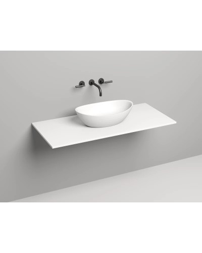 Столешница 120 см белый матовый Salini S-Stone Costa 200123M