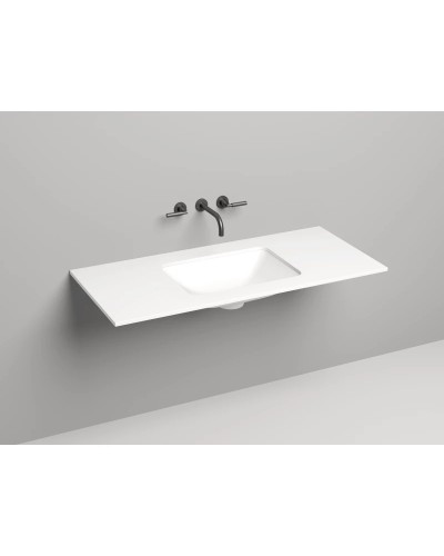 Столешница 120 см белый матовый Salini S-Stone Costa 200123M