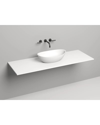 Столешница 150 см белый матовый Salini S-Stone Costa 200124M