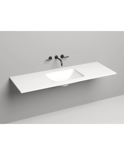 Столешница 150 см белый матовый Salini S-Stone Costa 200124M