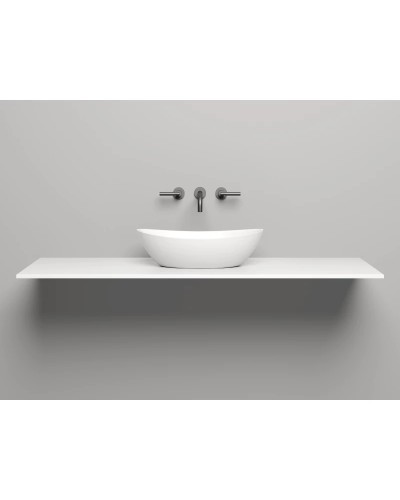 Столешница 150 см белый матовый Salini S-Stone Costa 200124M