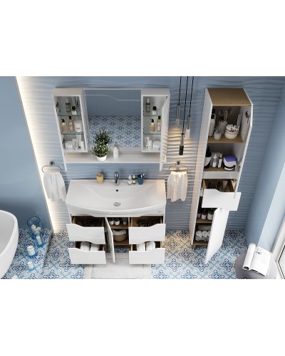 Тумба под раковину Onika ВЕРОНЭЛЛА 105.16 110508 Белая