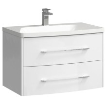 Тумба под раковину Aqwella 5 Stars Neringa 80 NER0108 подвесная Белая