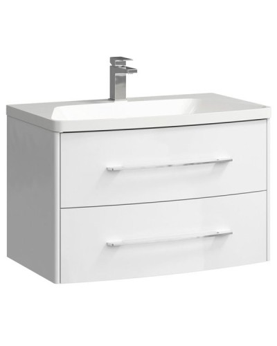 Тумба под раковину Aqwella 5 Stars Neringa 80 NER0108 подвесная Белая
