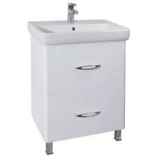 Тумба под раковину Bellezza Джела 60 4639809110014 2 ящика Белая