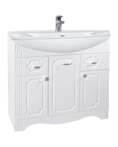 Тумба под раковину Bellezza Кантри 85 4639914000019 Белая