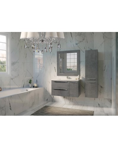 Тумба под раковину Bellezza Луиджи 100 4639217270423 подвесная Серая