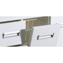 Тумба под раковину Bellezza Сиена 80 4633913080010 с бельевой корзиной Белая