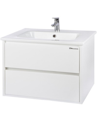 Тумба под раковину Bellezza Лоренцо 80 4639113270015 подвесная Белая