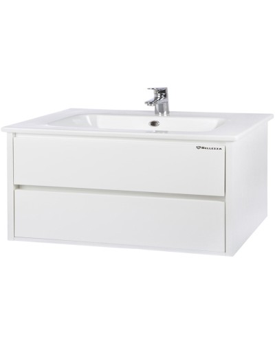 Тумба под раковину Bellezza Лоренцо 100 4639117270011 подвесная Белая