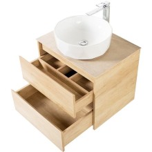 Тумба под раковину BelBagno Kraft 60 KRAFT-600-2C-SO-RNN подвесная Rovere Nebrasca Nature