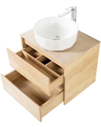 Тумба под раковину BelBagno Kraft 60 KRAFT-600-2C-SO-RNN подвесная Rovere Nebrasca Nature