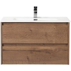 Тумба под раковину BelBagno Kraft 80 KRAFT-800-2C-SO-RT подвесная Rovere Tabacco