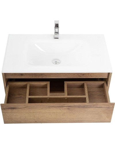 Тумба под раковину BelBagno Kraft 80 KRAFT-800-2C-SO-RT подвесная Rovere Tabacco