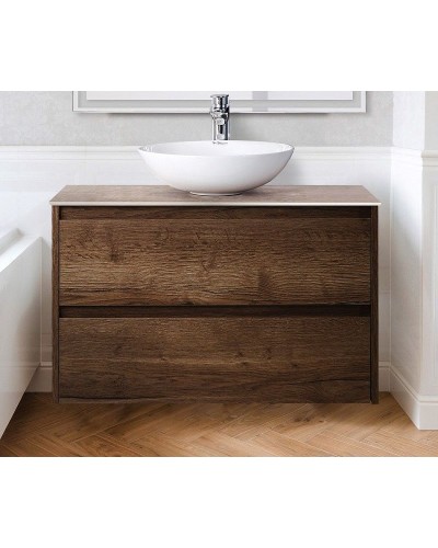 Тумба под раковину BelBagno Kraft 80 KRAFT-800-2C-SO-RT подвесная Rovere Tabacco