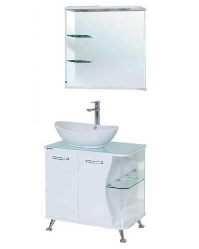 Тумба под раковину Bellezza Рио 70 L 4633611242017 Белая