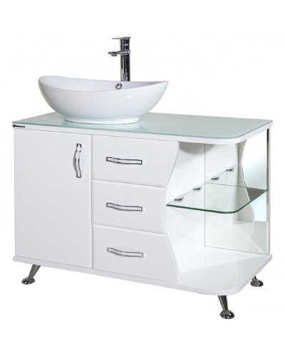 Тумба под раковину Bellezza Рио 90 L 4633615142016 Белая