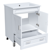 Дива - 85 Тумба белая с 1 ящ.