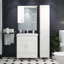 Дива - 85 Тумба белая с 1 ящ.