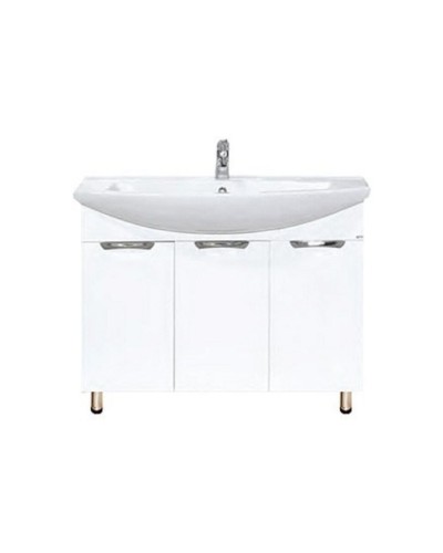 Лаванда -100 Тумба прямая белая