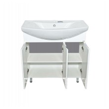 Лаванда -100 Тумба прямая белая