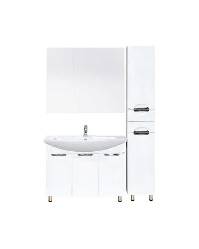 Лаванда -100 Тумба прямая белая