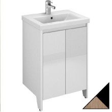 Тумба под раковину Velvex Klaufs 50 tnKLA.50.2D-617.217 Черный+дерево