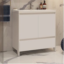 Тумба под раковину Velvex Klaufs 80 tnKLA.80.2D.1Y-616.216 Белая