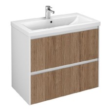Тумба под раковину Velvex Klaufs 80 tpKLA.80.2Y-617.216 подвесная Белый+дерево
