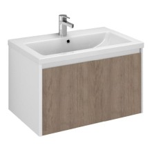 Тумба под раковину Velvex Klaufs 70 tpKLA.70.1Y-617.216 подвесная Белый+дерево